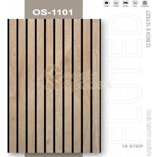 10 Inch Black Line PVC Fluted Wall Panel