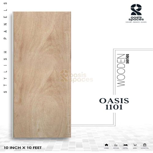 Natural Flat Round PVC Panel