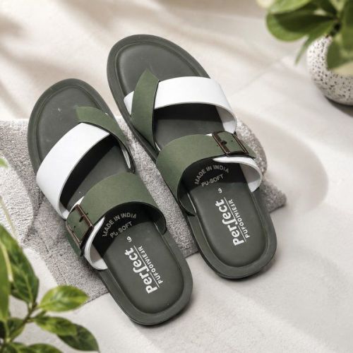 Mens Olive Green EVA Slider