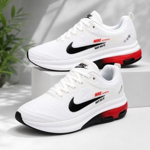 Mens White Sports Running Shoes