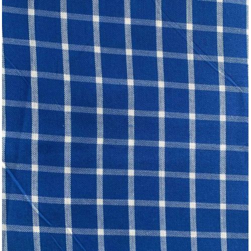 180 GSM Check Cotton Shirting Fabric