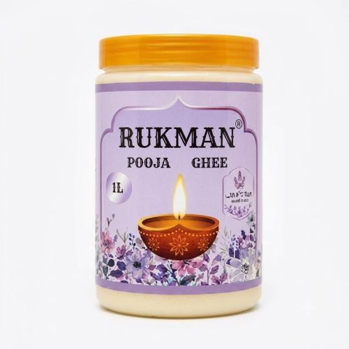 1 Litre Rukman Lavender Fragrance Pooja Ghee