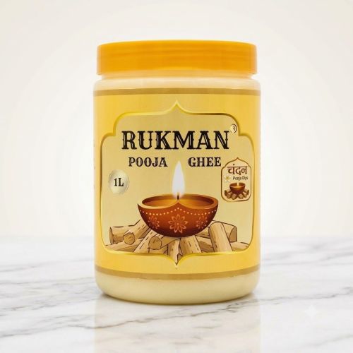 1l Litre Rukman Chandan Fragrance Pooja Ghee