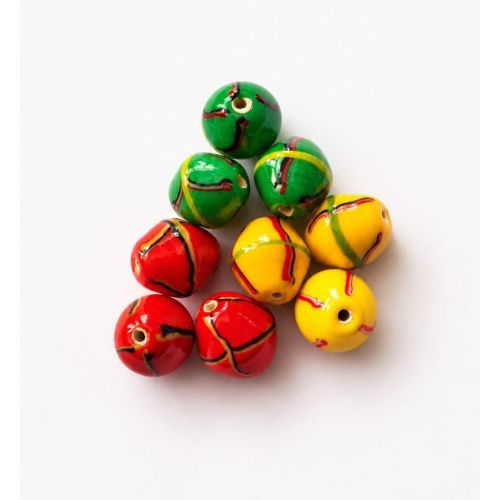 Cross Lining Glass Beads