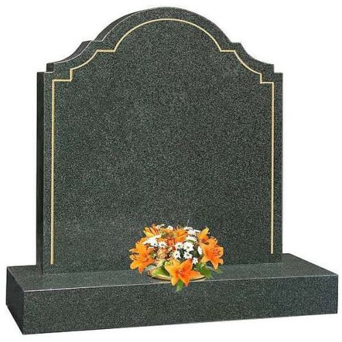 Black Granite Monument with Border