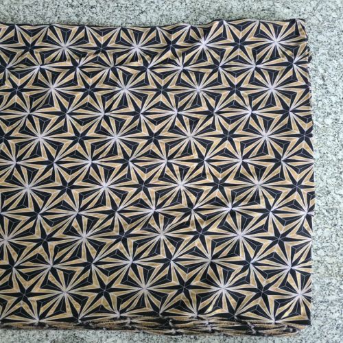 Star Pattern Print Polyester Fabric