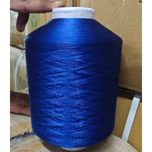 Dark Blue 150 Lichi Polyester Yarn