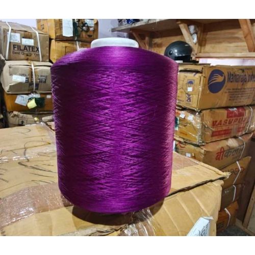 Deep Purple 150 Lichi Polyester Yarn