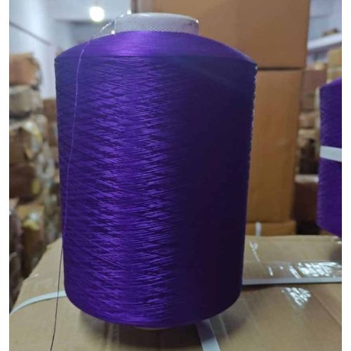 Deep Violet 150 Lichi Polyester Yarn