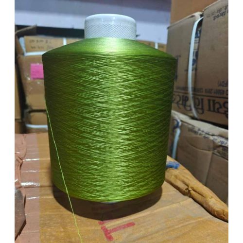 Moss Green 150 Lichi Polyester Yarn