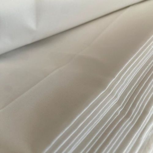 58 Inch White Roto Polyester Fabric