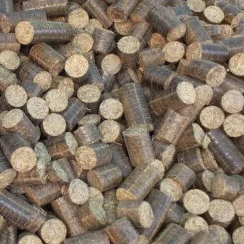 90mm Groundnut Shell Biomass Briquette
