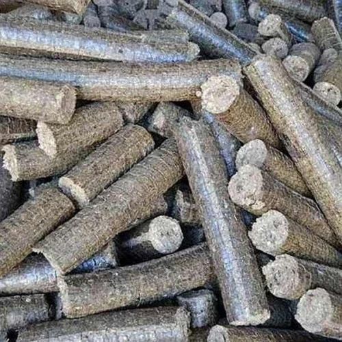 Low Moisture Groundnut Shell Biomass Briquettes