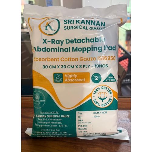 X-ray Detechable Mopping Pads