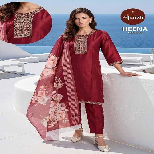 Fancy Heena Kurti Set