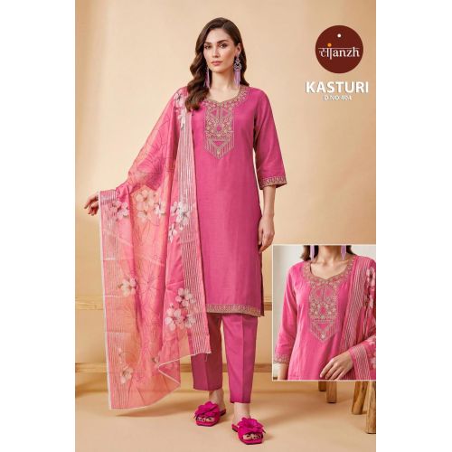 Pink Women Kasturi Kurti Set