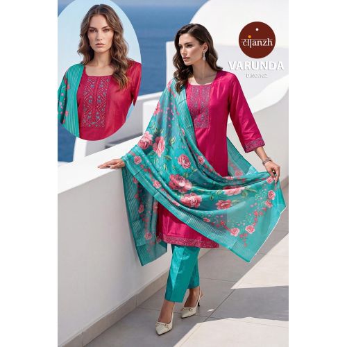 Premium Women Silk Suit
