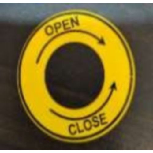 Aluminium Open Close Indicator Plate