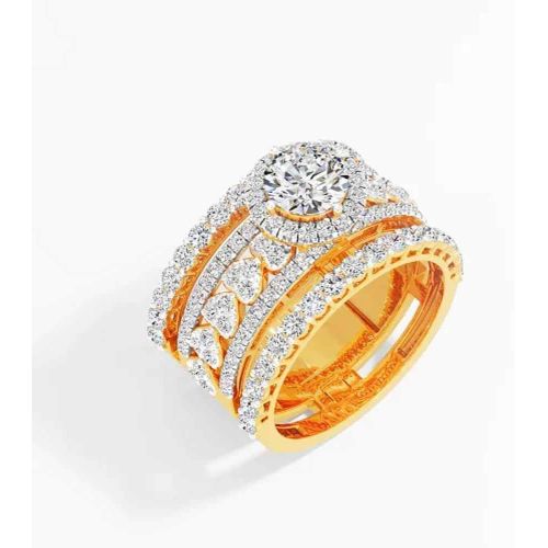 American Diamond Cocktail Ring