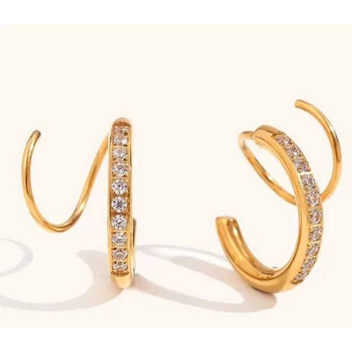 Gold Plated Hoop Earring