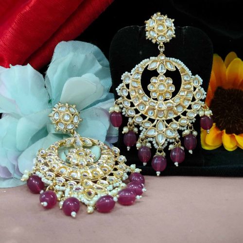 Kundan Earring Set