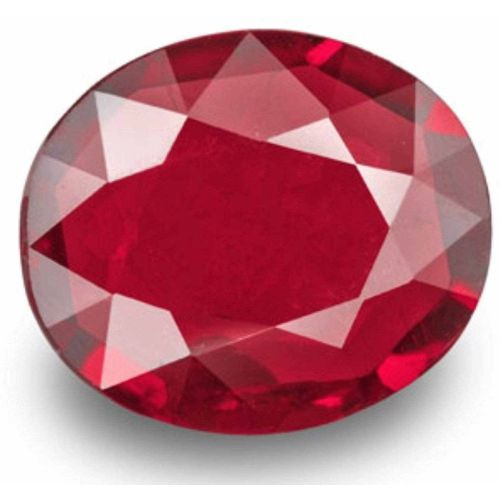 Round Ruby Red Stone