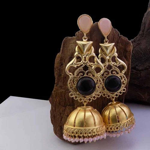 Wedding Wear Brass Jhumka Earring