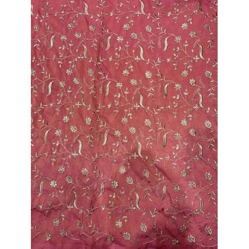 37 Inch Shimmer All Over Zaal Embroidery Fabric