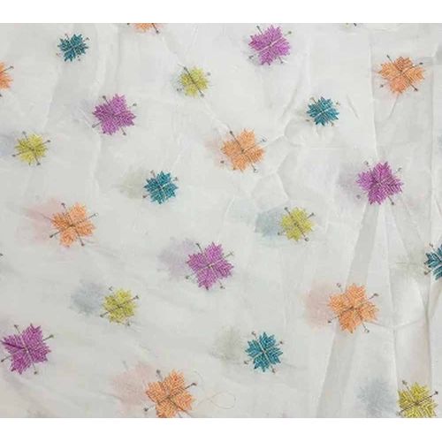 49 Inch Cora Cotton Multi Butta Embroidery Fabric