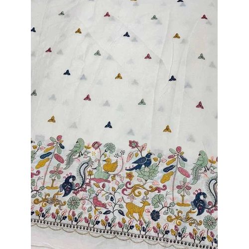 55 Inch Cora Cotton Daman Embroidery Fabric