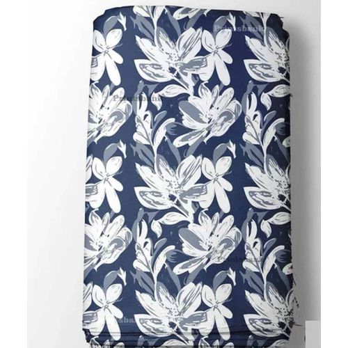 Cambric Cotton Flower Printed Fabric