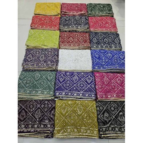 Georgette Heavy Work Vintage Dupatta