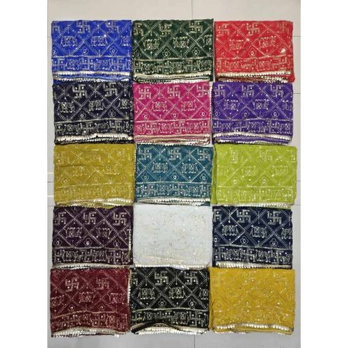 Georgette Vintage Swastik Dupatta