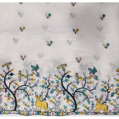 Heavy Embroidery Cora Cotton Fabric