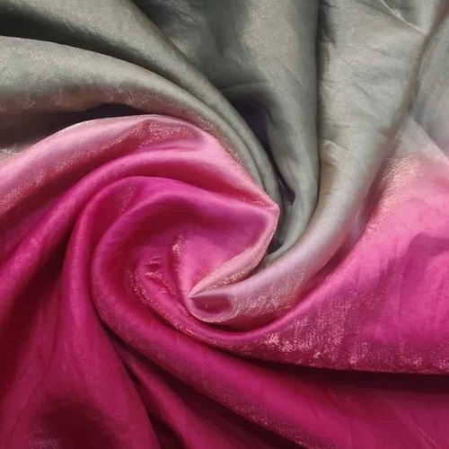Kesariya Silk Ombre Fabric