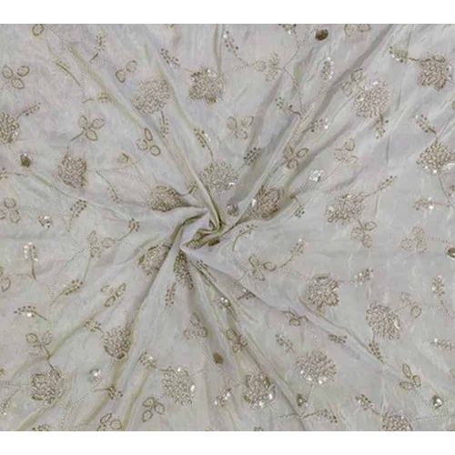 Shimmer Beats Cutdana Embroidery Fabric