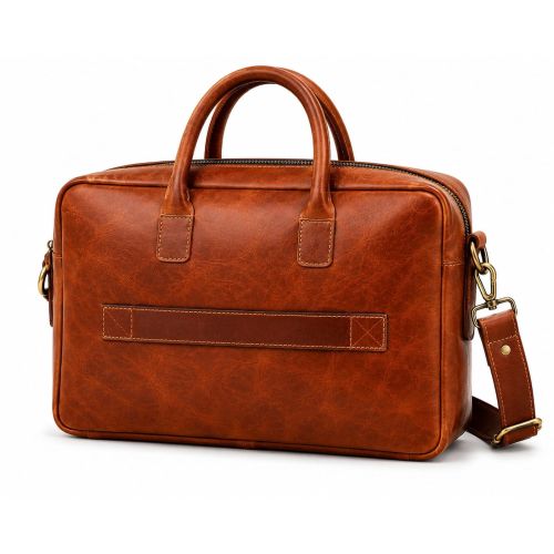 Brown Leather Laptop Bag