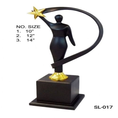 Black Premium Metal Star Trophy