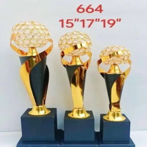 Crystal Globe Award Trophy Set