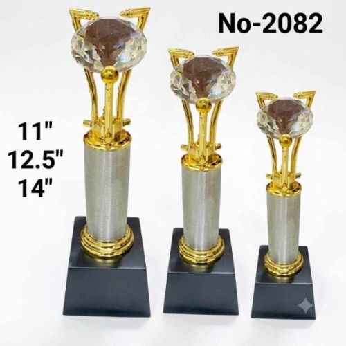 Premium Crystal Diamond Trophy Set