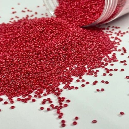 1.5 Mm Red Glass Seed Beads