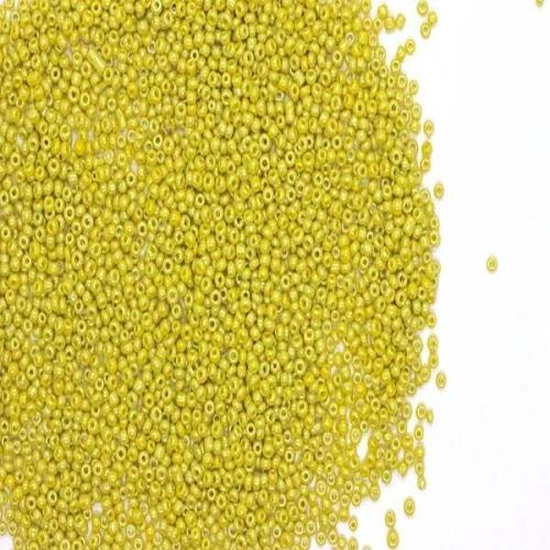 1.5 Mm Yellow Glass Seed Beads