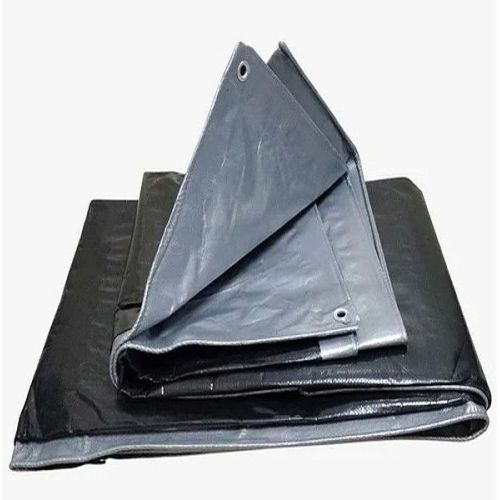 Black Silver HDPE Tarpaulin