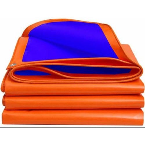 Orange and Blue HDPE Tarpaulin