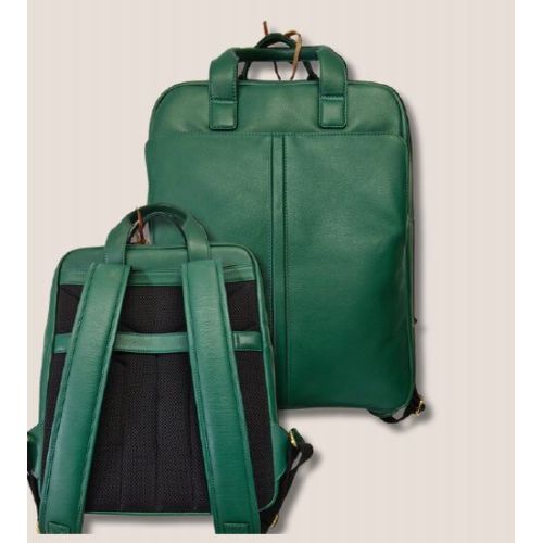 Green Premium Leather Backpack