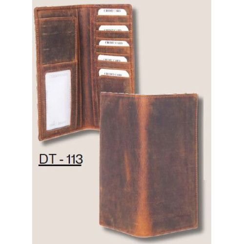 Premium Buff Hunter Leather Wallet