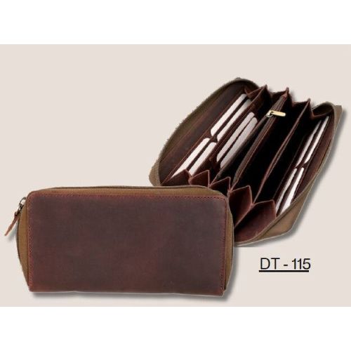 Pull-Up Leather Clutch