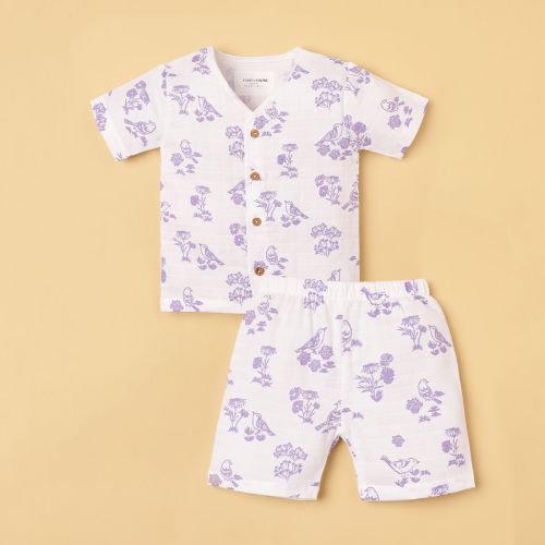 Pure Cotton Muslin Printed Co-rd Set