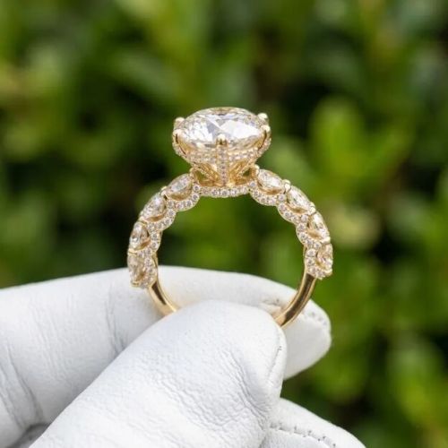 3.00 CT Round Brilliant Cut E VVS2/VS1 Lab Grown Diamond Ring