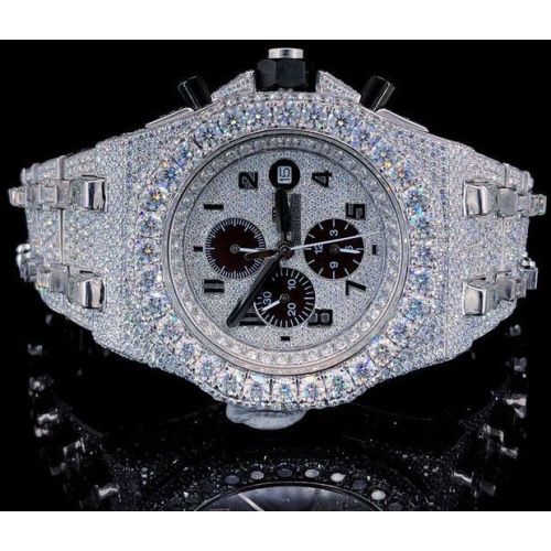 Automatic Bust Down Diamond VVS Moissanite Watch
